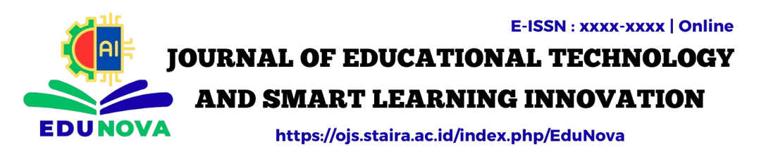 EduNova: Journal of Educational Technology and Smart Learning Innovation